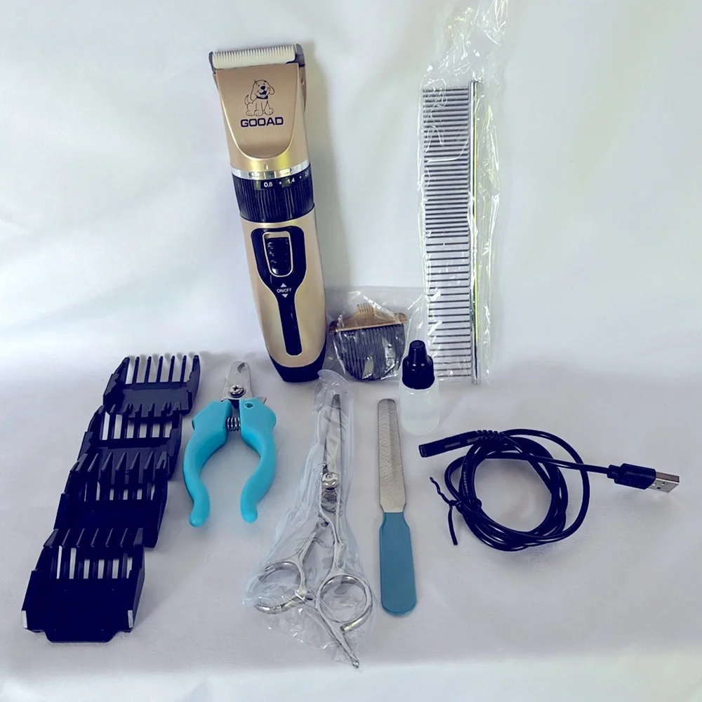 Like New! GOOAD PET Grooming Hair Clippers Kit